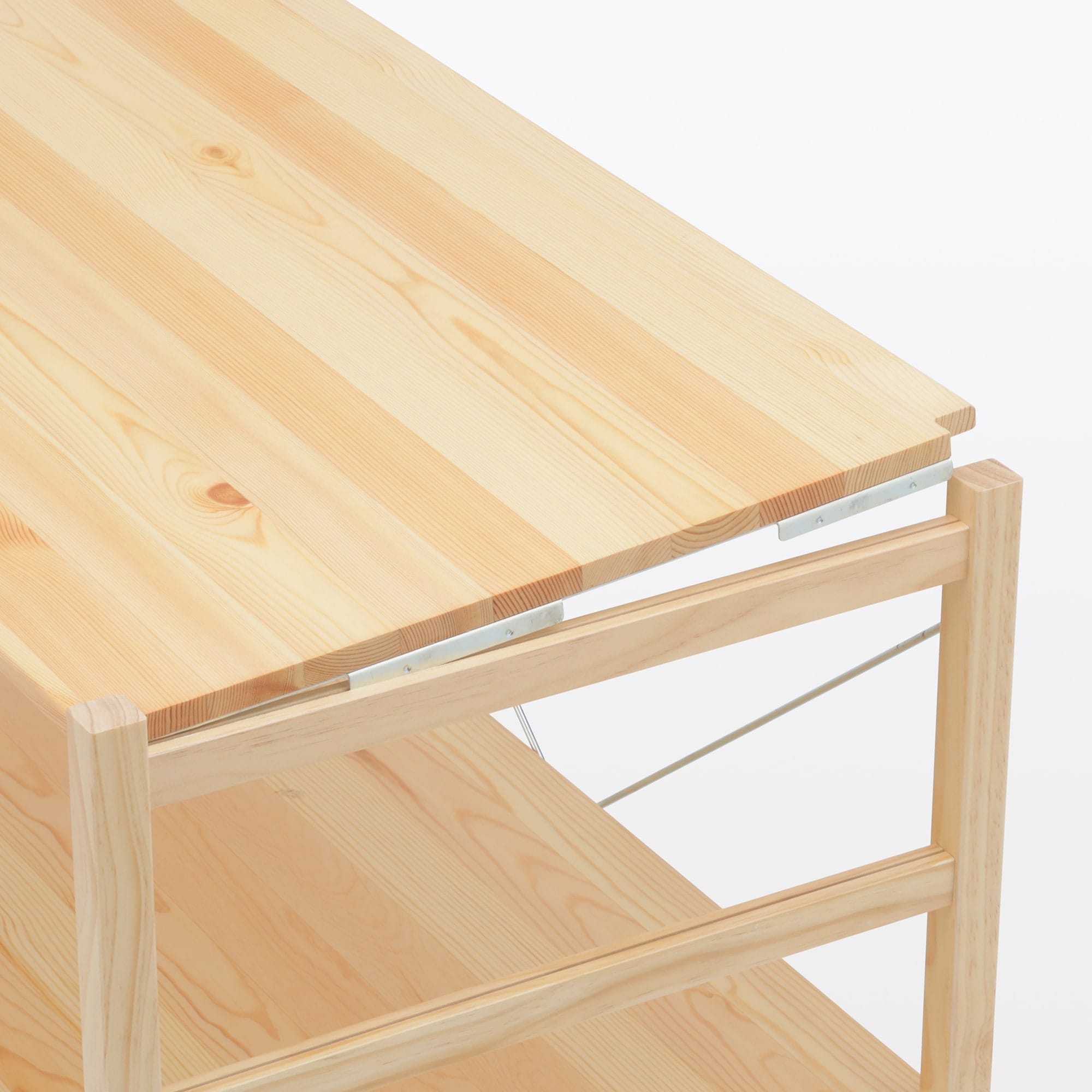 【２点セット】パイン材ユニットシェルフ棚板ワイド８６ｃｍ幅用