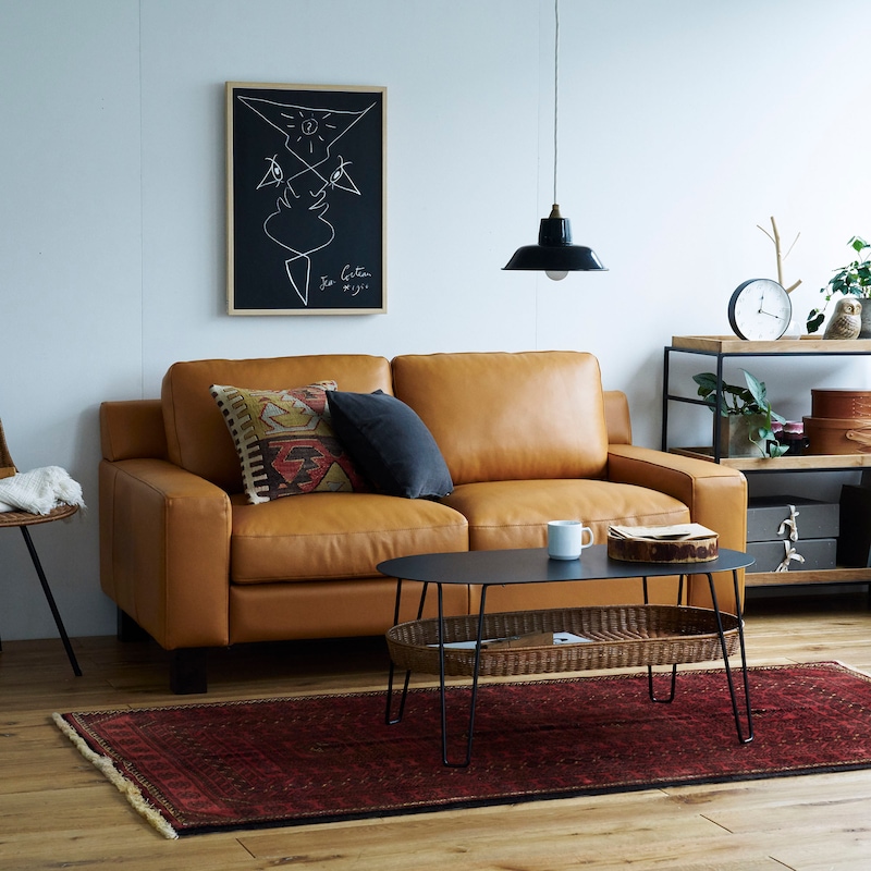 IDEE］SERIEUX SOFA 1600 SMOOTH CAMEL 