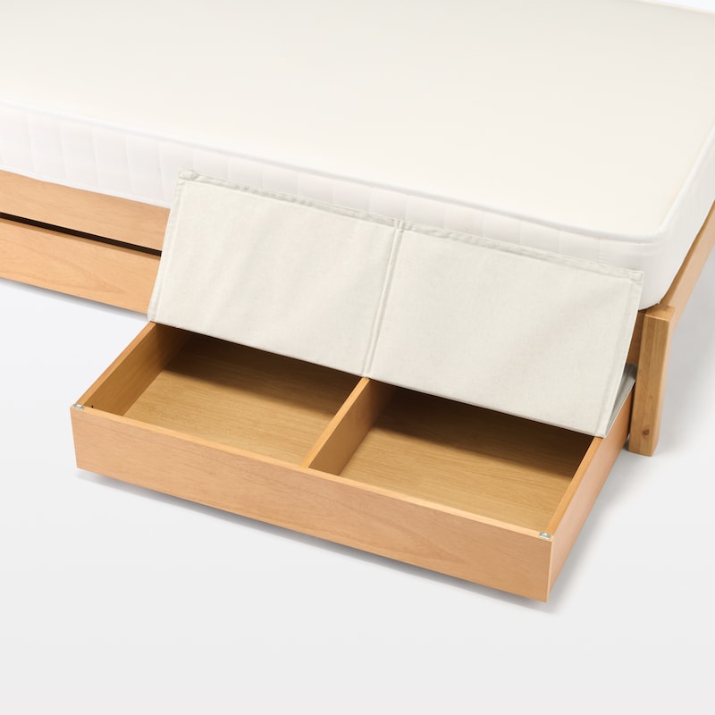 ポリエステル麻 ベッド下収納ボックス用ふた | 無印良品