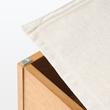 ポリエステル麻　ベッド下収納ボックス用ふた