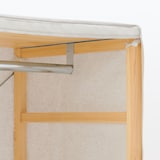 ポリエステル麻パイン材ユニットシェルフ・ワードローブ用カバー