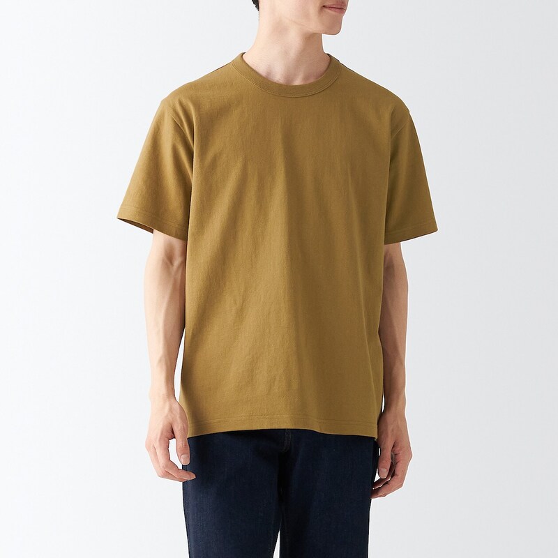 サービス 無印良品 さらっと綿 クルーネック半袖Tシャツ