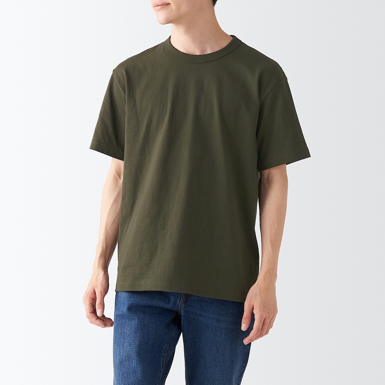 太番手天竺編みTシャツ | 無印良品