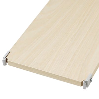 【２点セット】スチールユニットシェルフ　奥２５ｃｍ　追加棚　木製