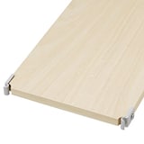 【２点セット】スチールユニットシェルフ　奥２５ｃｍ　追加棚　木製