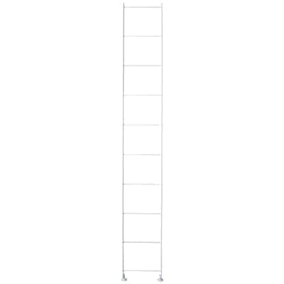 【２点セット】スチールユニットシェルフ　奥２５ｃｍ　追加帆立　大　ライトグレー