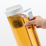 横置きできる　ストレーナー付き冷水筒