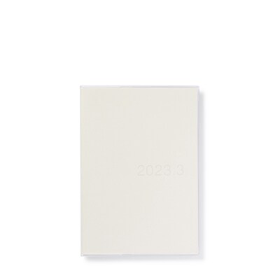 上質紙月曜始まりバーチカルスケジュール帳 ２０２３年３月始まり ａ５ 白 マンスリー ウィークリー バーチカルスケジュール 月間 週間 月曜始まり 通販 無印良品