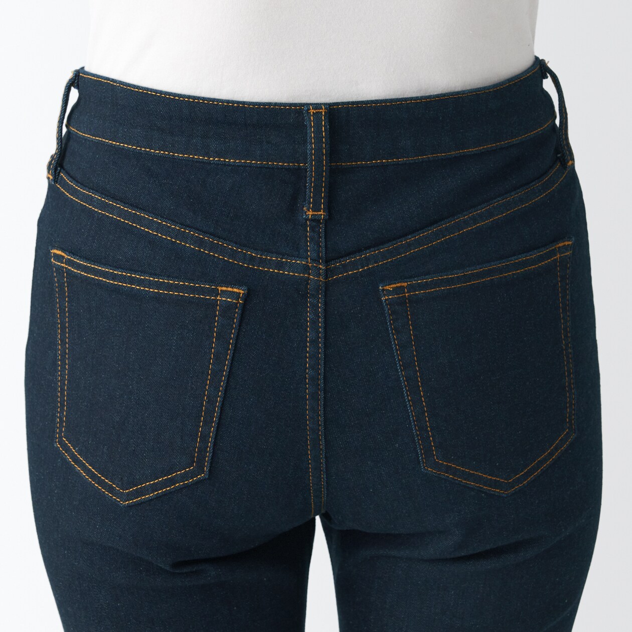 スーパーストレッチデニムスキニーパンツ 股下75 | 無印良品