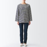 ストレッチデニムスリムパンツ　股下７５