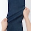 ストレッチデニムスリムパンツ　股下７５　ブルー