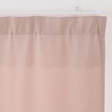 ポリエステルオックスノンプリーツカーテン／ピンク