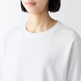 スムース編みロング丈長袖Ｔシャツ