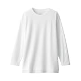 スムース編みロング丈長袖Ｔシャツ