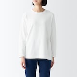 スムース編みロング丈長袖Ｔシャツ