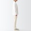ストレッチデニムスリムパンツ　股下８２ｃｍ　生成