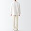 ストレッチデニムスリムパンツ　股下８２ｃｍ　生成
