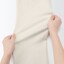 ストレッチデニムスリムパンツ　股下８２ｃｍ　生成