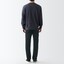 ストレッチデニムスリムパンツ　股下８２ｃｍ　黒