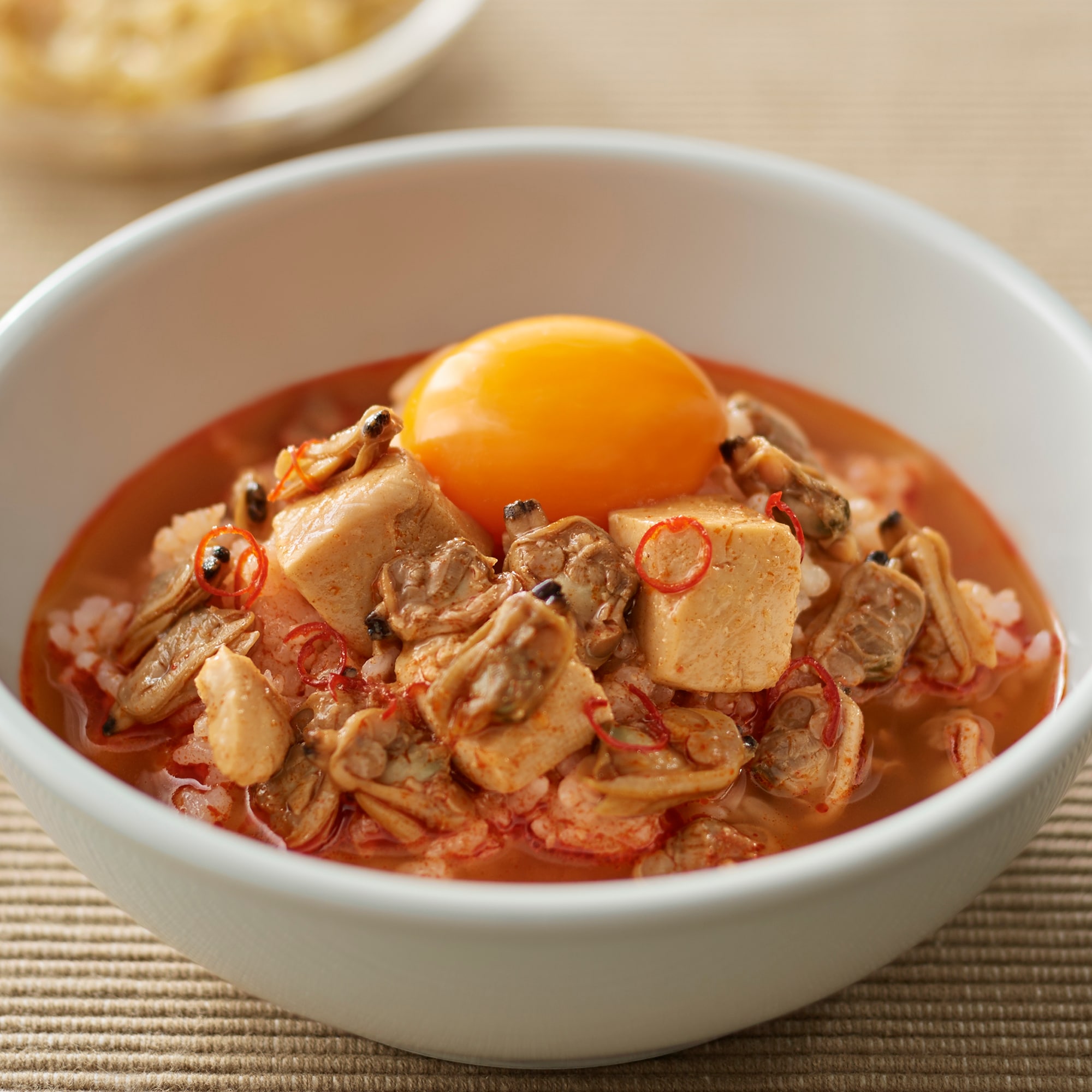 ごはんにかける　スンドゥブチゲ