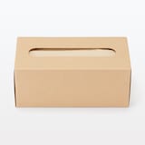 クラフトティシューボックス／ソフトパックティシュー用