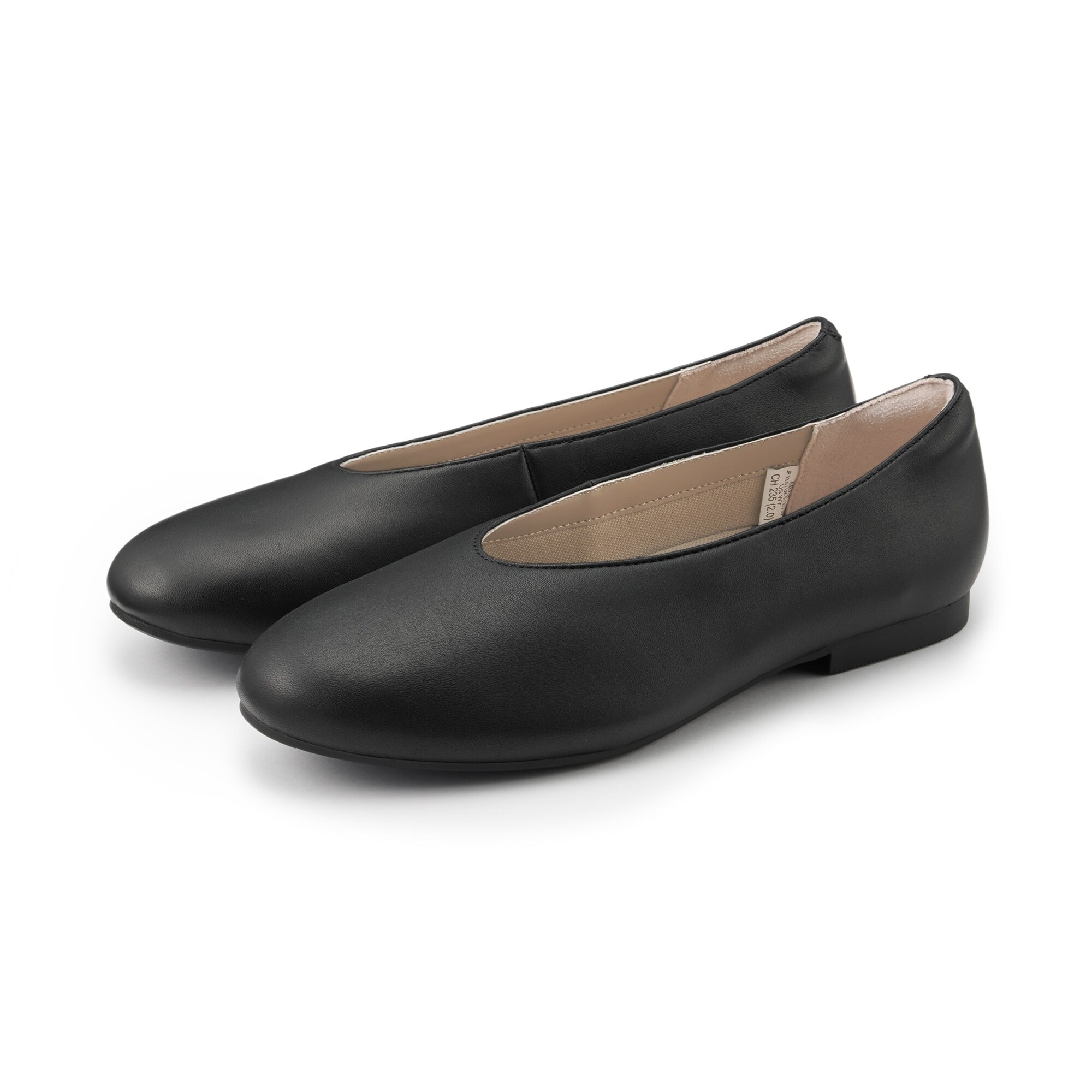 疲れにくい　レザー深履きシューズ