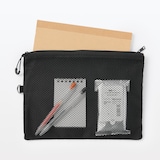 ポリエステルダブルファスナーケース