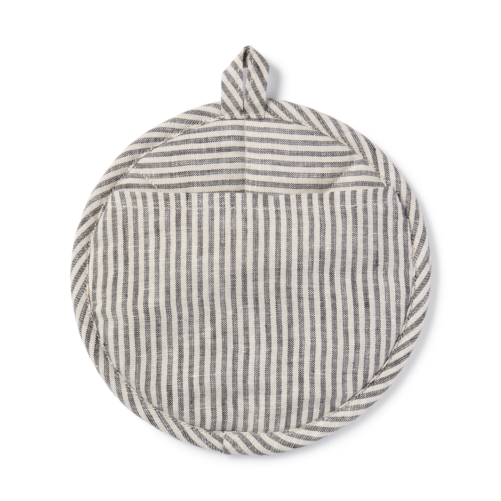 麻平織　鍋敷きにもなる鍋つかみ