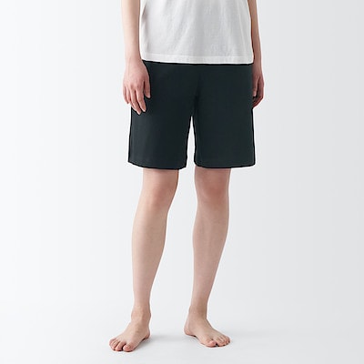 太番手天竺編みハーフパンツ
