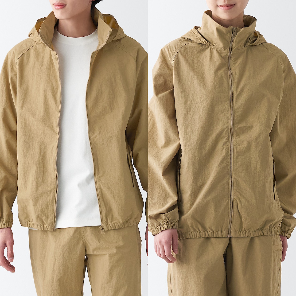 新品】MUJI NEW 撥水ナイロンウィンドブレーカー serimelaka.my