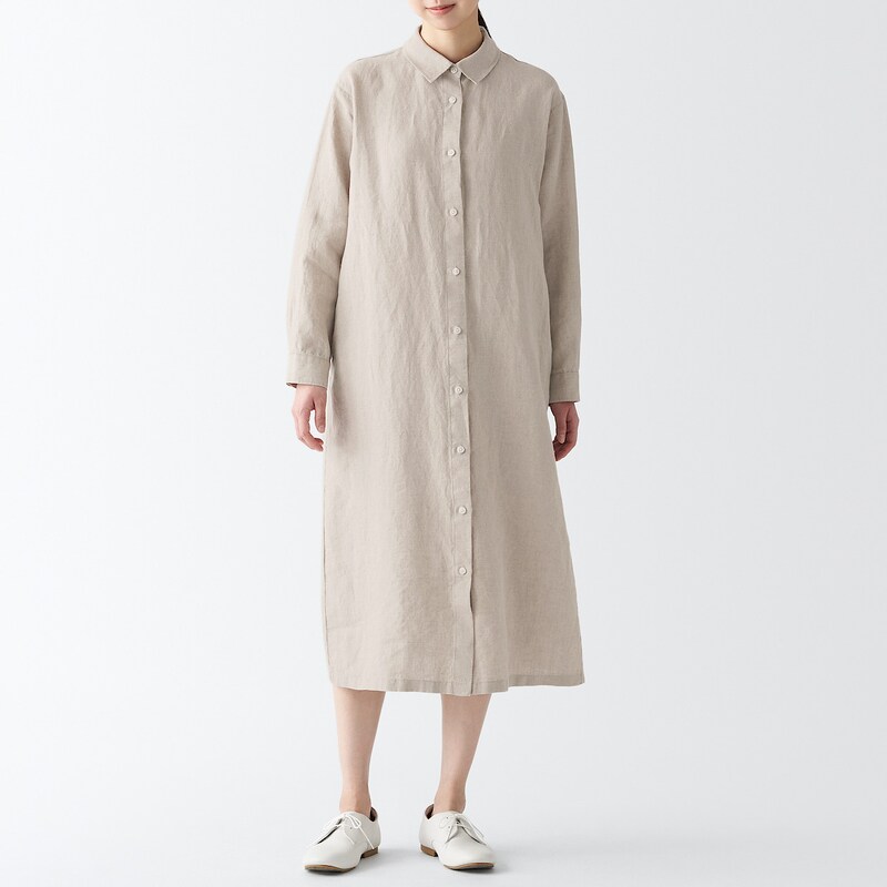 MUJI 無印良品 乾きやすい ブロード 長袖チュニック 黒 XL 新品 通販