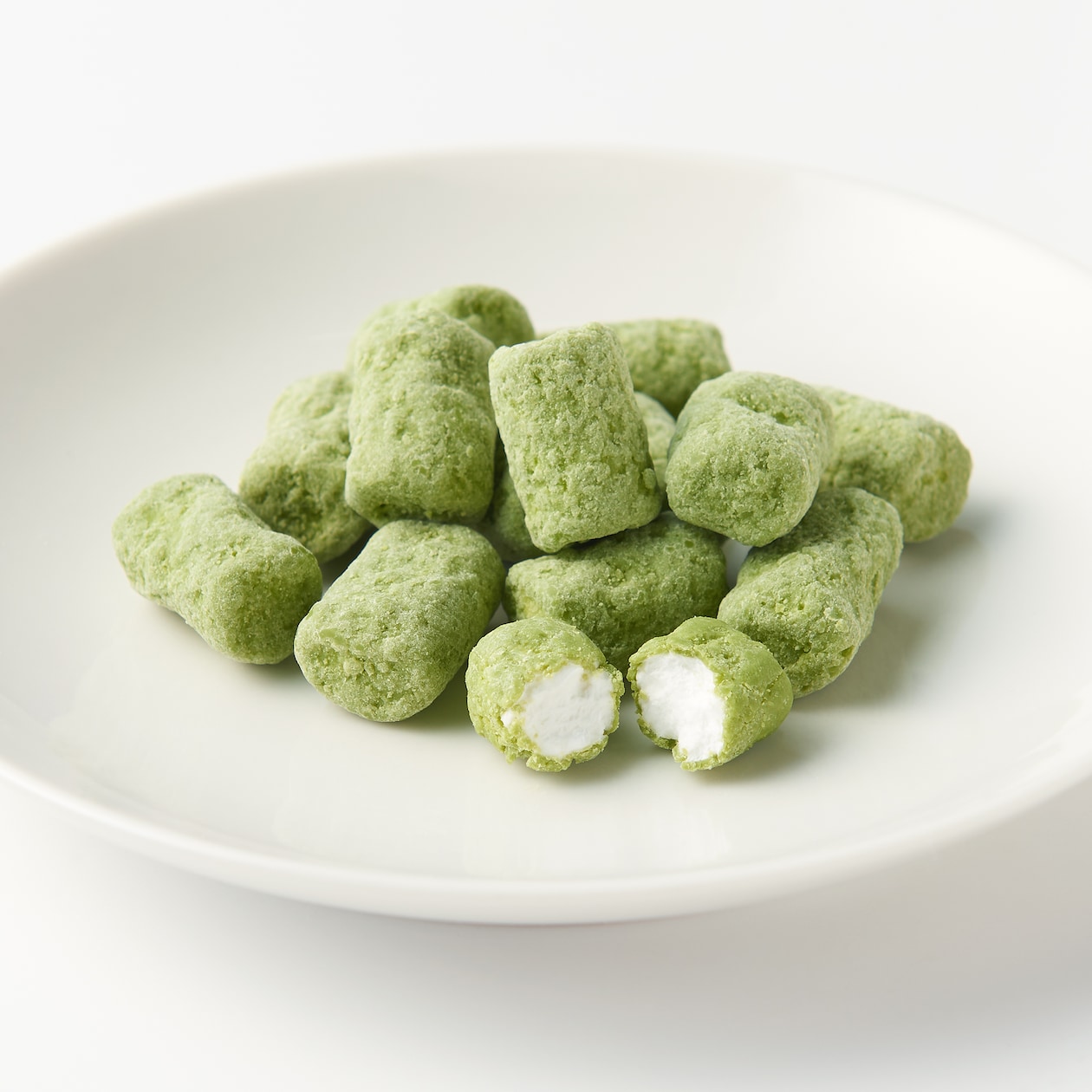 チョコがけマシュマロ　抹茶