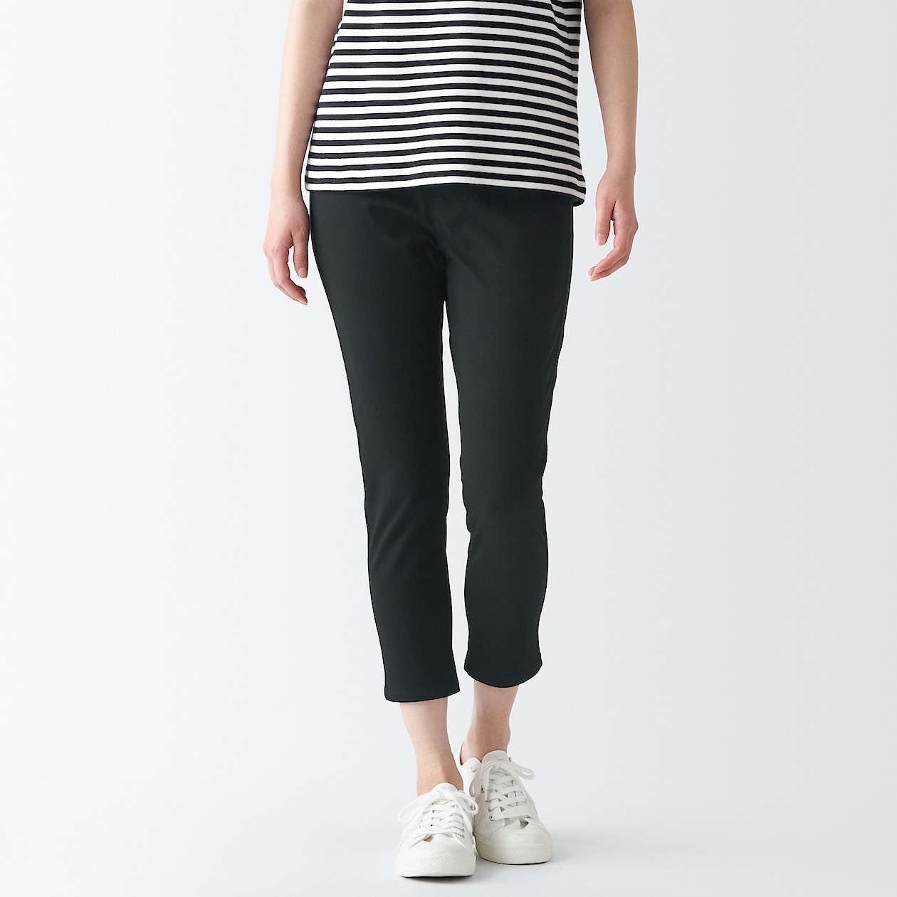 涼感ストレッチクロップドレギンスパンツ 無印良品