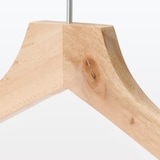 節あり木製ハンガー