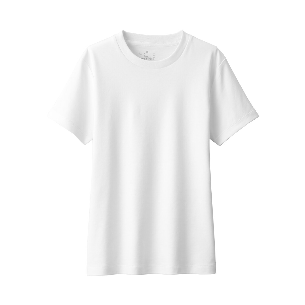 スムース編みクルーネック半袖Ｔシャツ