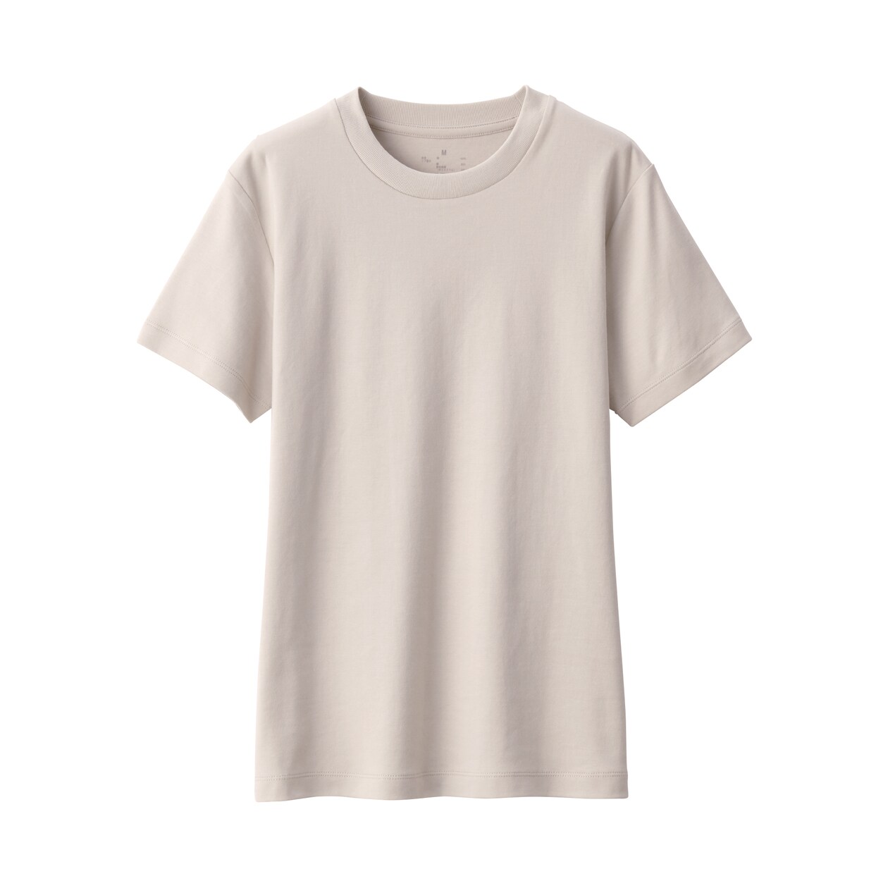 スムース編みクルーネック半袖Ｔシャツ