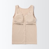 無染色前開きカップ入りタンクトップ