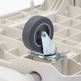 持ち手の高さを変えられる　ポリプロピレン　台車