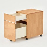 木製デスクキャビネット