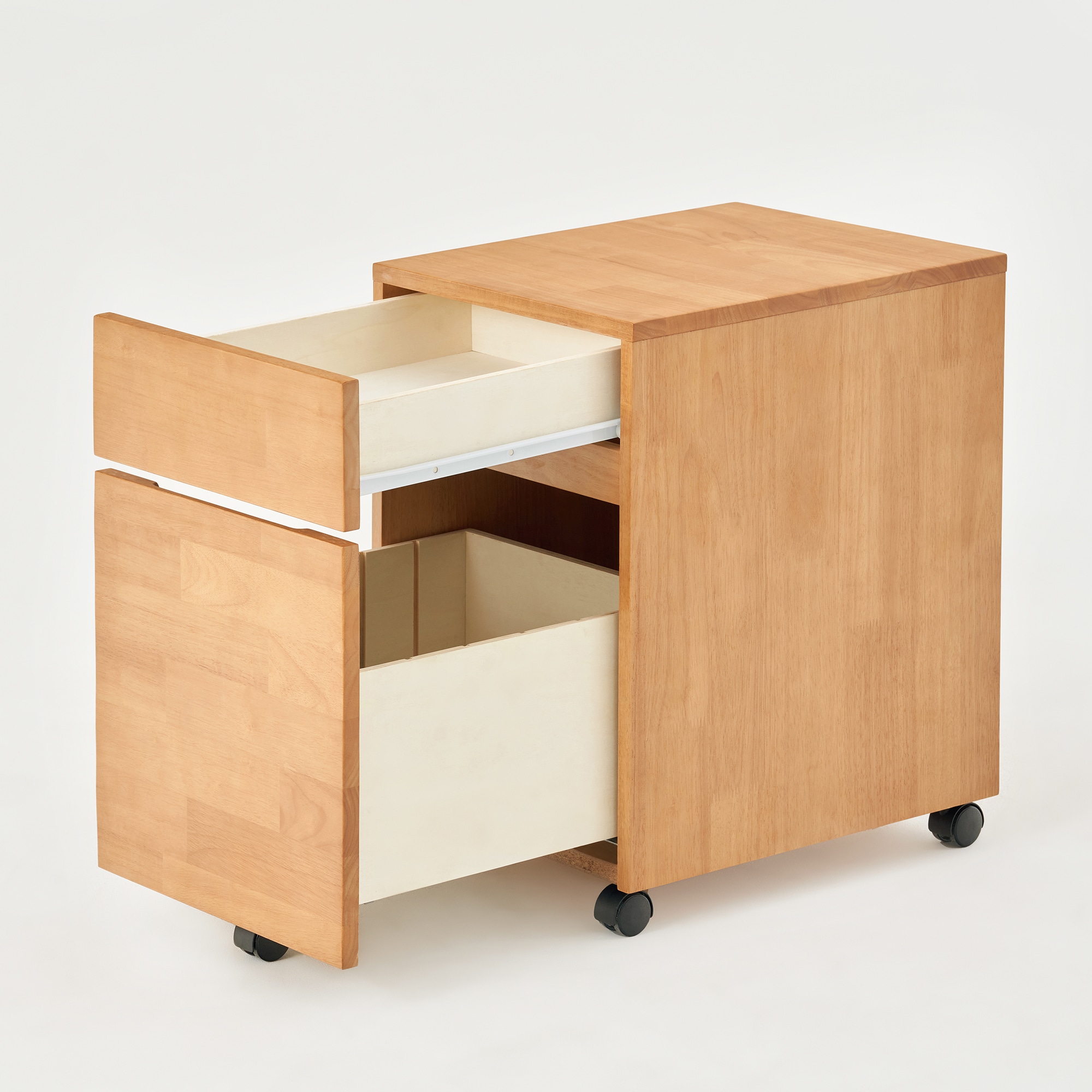 木製デスクキャビネット