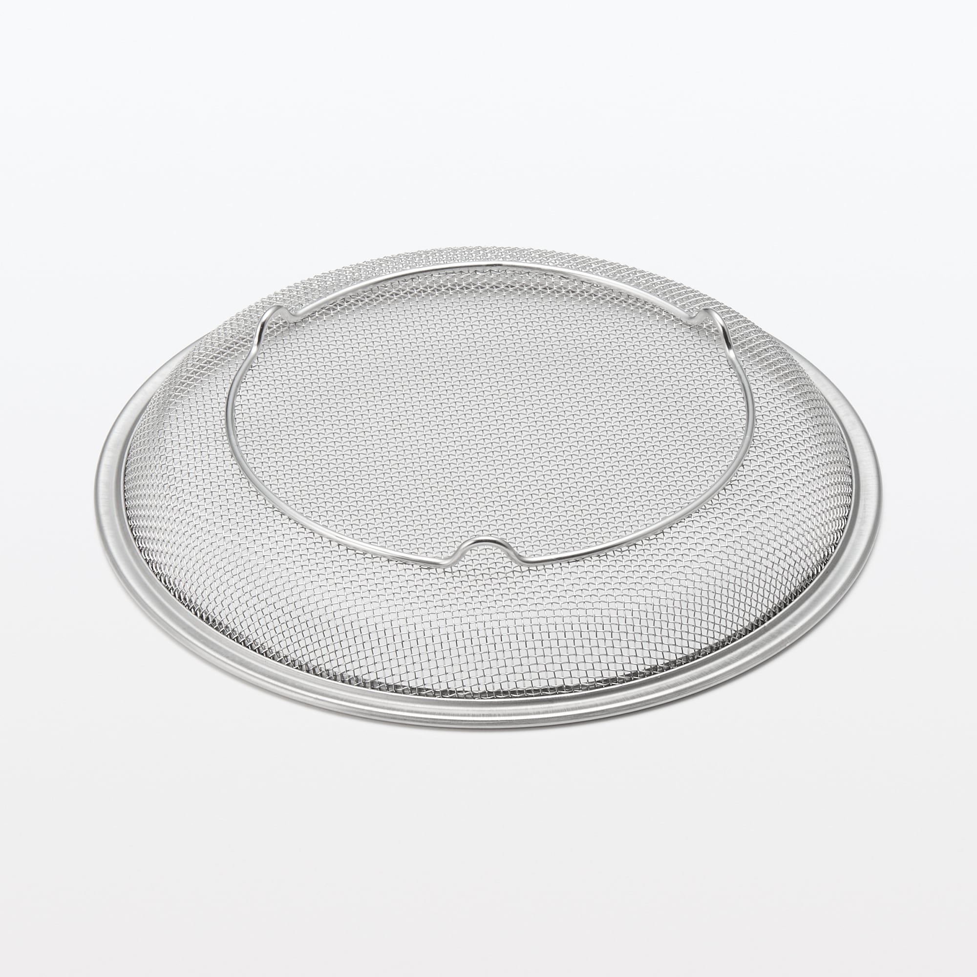 ステンレス平ザル