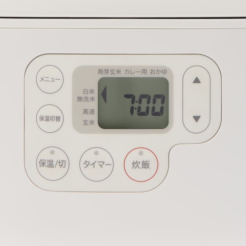 しゃもじ置き付き炊飯器　３合