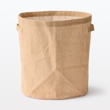 ジュート　収納袋　丸型