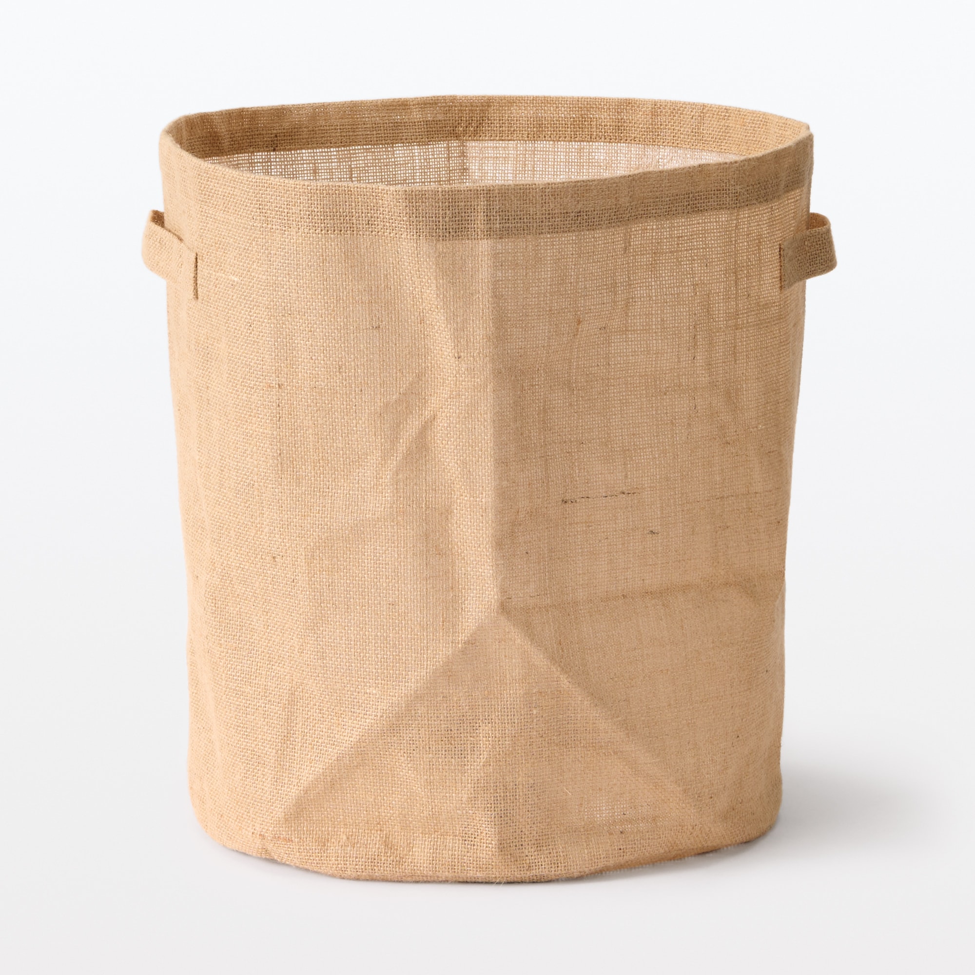 ジュート　収納袋　丸型