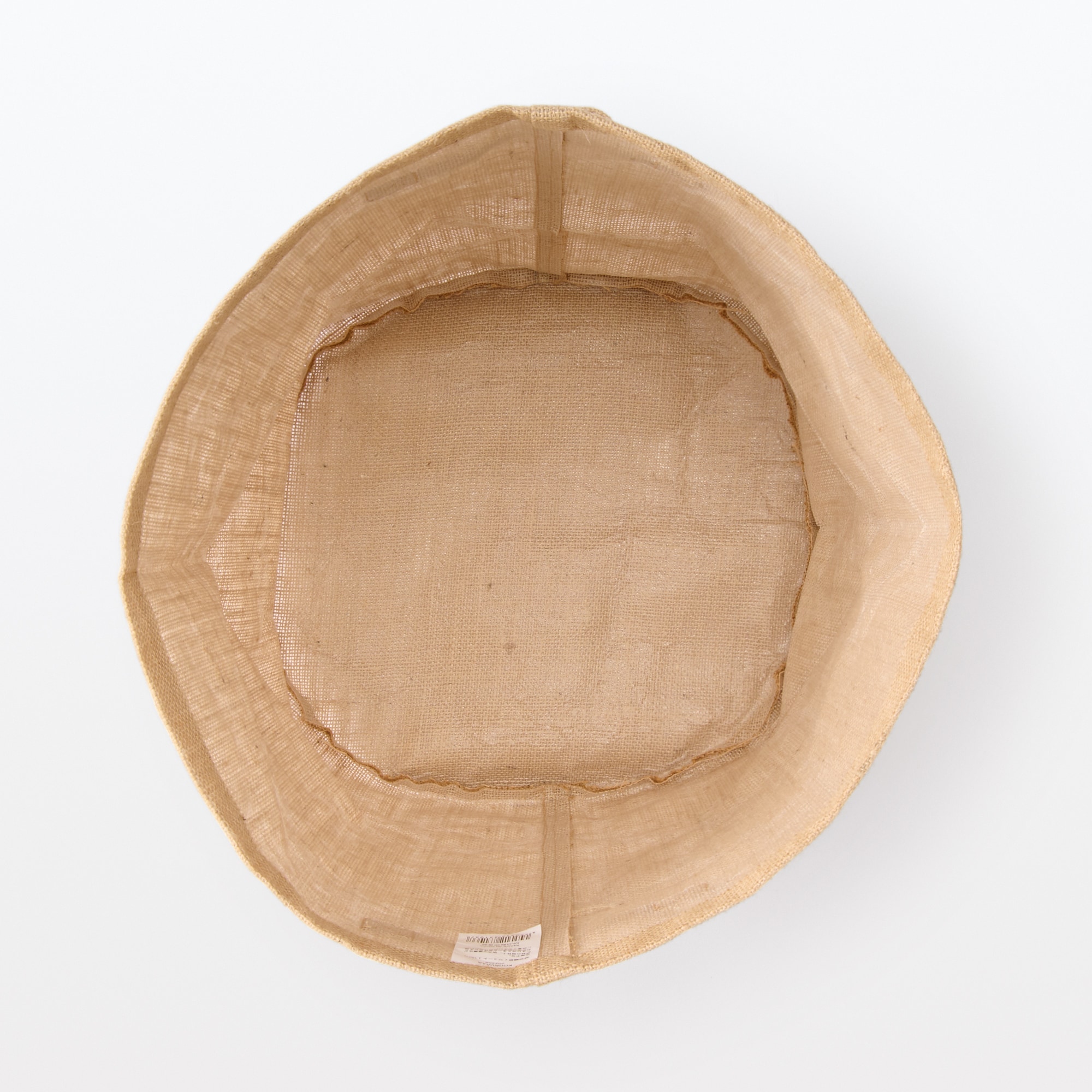 ジュート　収納袋　丸型