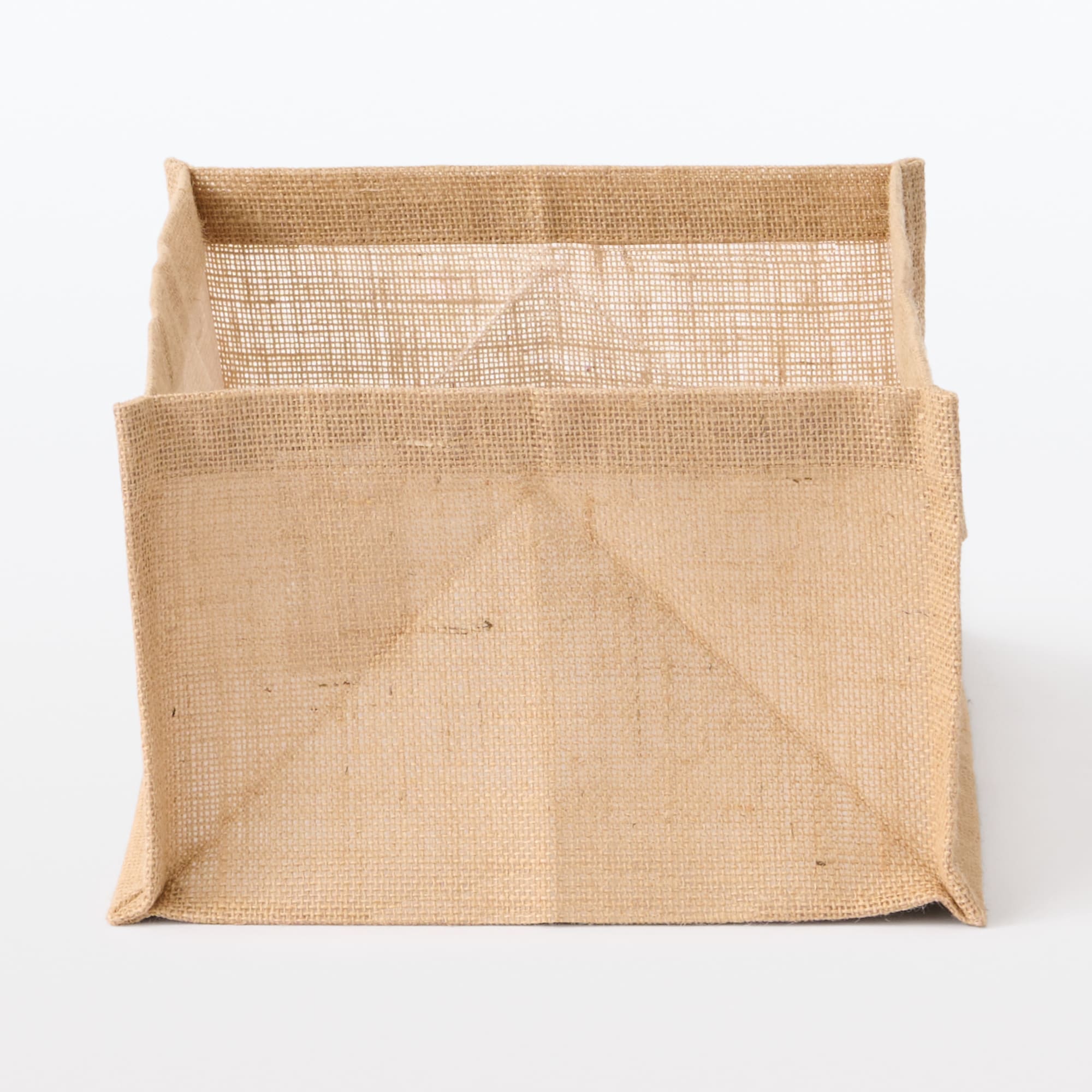 ジュート　収納袋　長方形　小