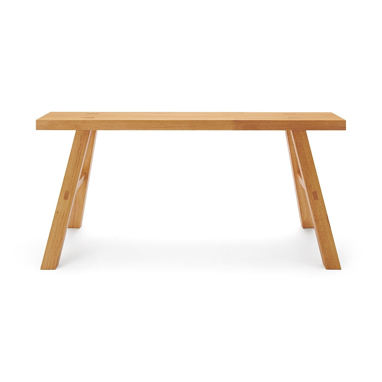 テーブルとしても使用可無印良品　木製ベンチ