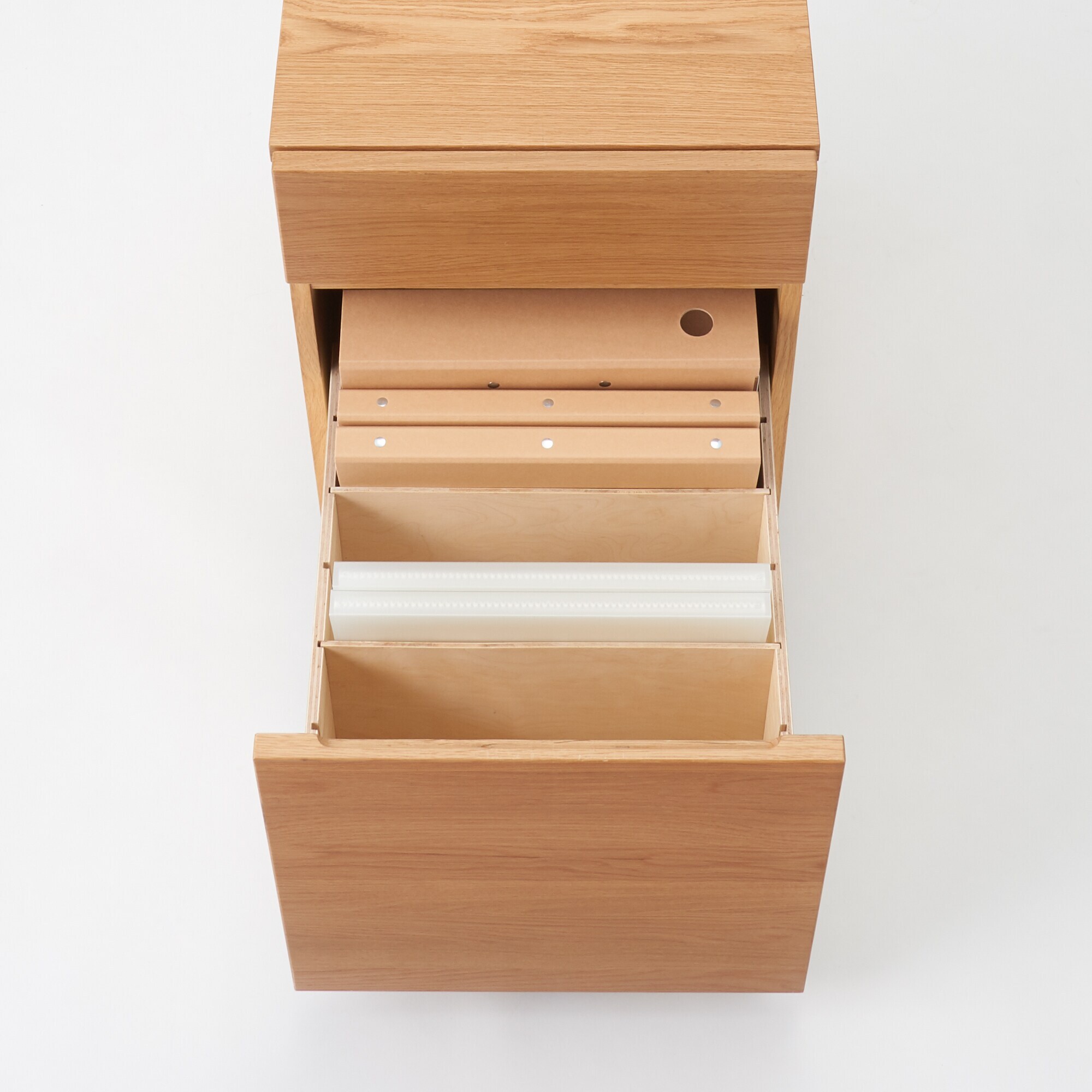 木製デスクキャビネット