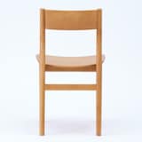 木製ラウンドチェア　板座