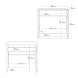 木製シェルフ　オーク材突板